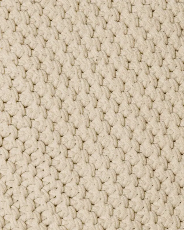 Tall crop of cream crochet stitches
